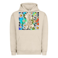 Pigment French Oak human with daisies Urban Hoodie - TumblerDesignByShophia