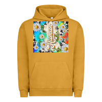 Pigment Peanut Butter human with daisies Urban Hoodie - TumblerDesignByShophia
