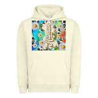 Pigment Pistachio human with daisies Urban Hoodie - TumblerDesignByShophia