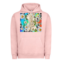Pigment Salmon human with daisies Urban Hoodie - TumblerDesignByShophia