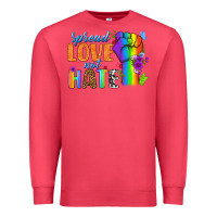 Cardinal Spread Love Not Hate Premium Sweatshirt - BundleAndBundleShop