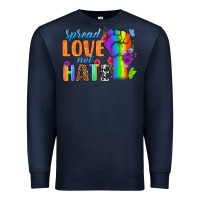 Spread Love Not Hate Premium Sweatshirt | Teevron