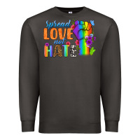 Smoke Spread Love Not Hate Premium Sweatshirt - BundleAndBundleShop