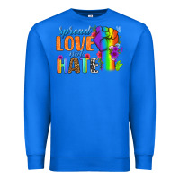 True Royal Spread Love Not Hate Premium Sweatshirt - BundleAndBundleShop