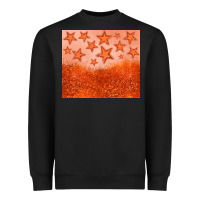 Black orange glitter star Heavyweight Sweatshirt - JahusDesignShop