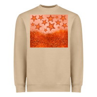 Mushroom orange glitter star Heavyweight Sweatshirt - JahusDesignShop