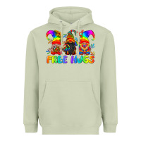 Matcha LGBTQ Free Hugs Gnomes Heavyweight Hoodie - BundleAndBundleShop