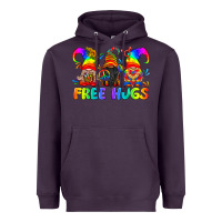 Plum LGBTQ Free Hugs Gnomes Heavyweight Hoodie - BundleAndBundleShop