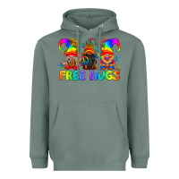 Sage LGBTQ Free Hugs Gnomes Heavyweight Hoodie - BundleAndBundleShop