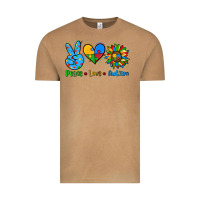 Vintage Camel peace love autism Vintage Tee - AdoDesignShop