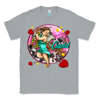 Heather Grey cupid with arrows and stars Classic Tee - AdoDesignShop