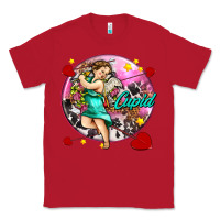 Red cupid with arrows and stars Classic Tee - AdoDesignShop