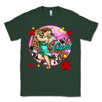 Sports Green cupid with arrows and stars Classic Tee - AdoDesignShop