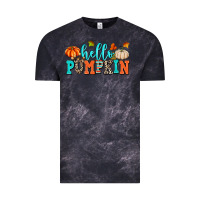 Cloud Black hello pumpkin Vintage Tee - AdoDesignShop