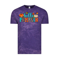 Cloud Purple hello pumpkin Vintage Tee - AdoDesignShop