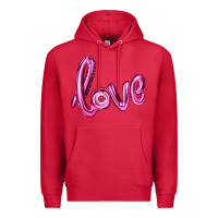 Cardinal valentine's day love balloon Premium Hoodie - RanaPortraitStore