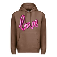 Chestnut valentine's day love balloon Premium Hoodie - RanaPortraitStore