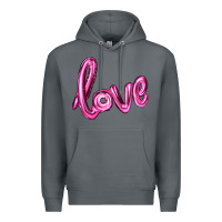 Rock valentine's day love balloon Premium Hoodie - RanaPortraitStore
