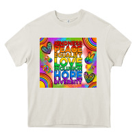 Cream pride lgbtq Heavy Core Tee - RanaPortraitStore