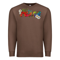 Chestnut Lgbtq Peace With Daisy Premium Sweatshirt - BundleAndBundleShop