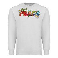 Dove Grey Lgbtq Peace With Daisy Premium Sweatshirt - BundleAndBundleShop