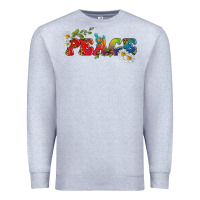 Heather Grey Lgbtq Peace With Daisy Premium Sweatshirt - BundleAndBundleShop