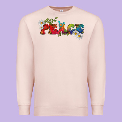 Lgbtq Peace With Daisy Premium Sweatshirt Designed By Bundleandbundleshop