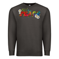 Smoke Lgbtq Peace With Daisy Premium Sweatshirt - BundleAndBundleShop