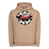 Soccer Lips Urban Hoodie | Teevron