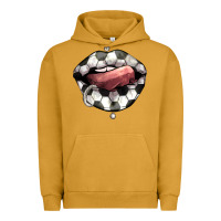 Pigment Peanut Butter Soccer lips Urban Hoodie - HowdyJamesFarm