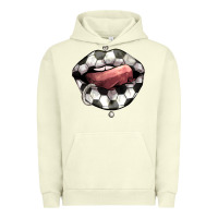Pigment Pistachio Soccer lips Urban Hoodie - HowdyJamesFarm