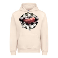 Sandshell Soccer lips Urban Hoodie - HowdyJamesFarm