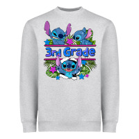 Heather Grey preview flower stitch 3rd grade Heavyweight Sweatshirt - AdoDesignShop