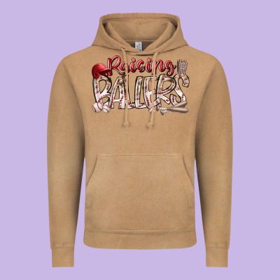 Raising Ballers Vintage Hoodie Designed By Racoondesign