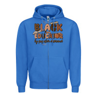 True Royal black educator by popular demand Zipper Hoodie - MaliasSmallBusiness