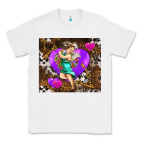 White cupid and heart Classic Tee - AdoDesignShop