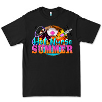 Black hot nurse summer Premium Tee - BarkalooDesign