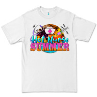 White hot nurse summer Premium Tee - BarkalooDesign