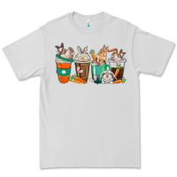 Dove Grey rabbit coffee cups Premium Tee - texasbilliewilder