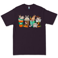 Plum rabbit coffee cups Premium Tee - texasbilliewilder