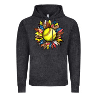 Vintage Arctic softball sunflower Vintage Hoodie - HRA Design Shop