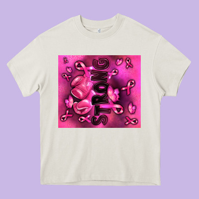 Heavy Core Tee strong breast cancer