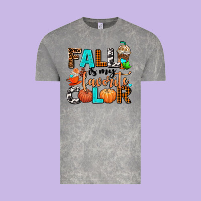 Fall Is My Favorite Color Vintage Tee Designed By Adodesignshop