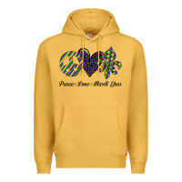 Mustard mardi gras love peace Premium Hoodie - Bettercallsaul