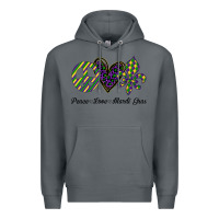 Rock mardi gras love peace Premium Hoodie - Bettercallsaul