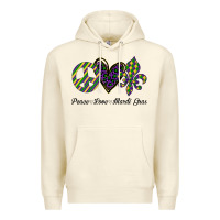 Sandshell mardi gras love peace Premium Hoodie - Bettercallsaul