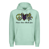 Seafoam mardi gras love peace Premium Hoodie - Bettercallsaul
