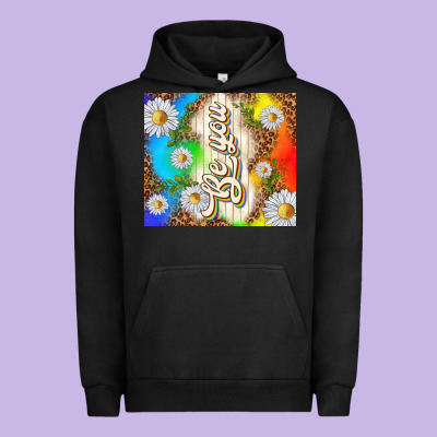 Be You With Daisies Urban Hoodie Designed By Tumblerdesignbyshophia