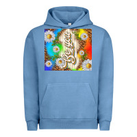 Pigment Pebble Blue be you with daisies Urban Hoodie - TumblerDesignByShophia