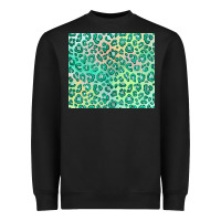 Black green leopard glitter Heavyweight Sweatshirt - JahusDesignShop